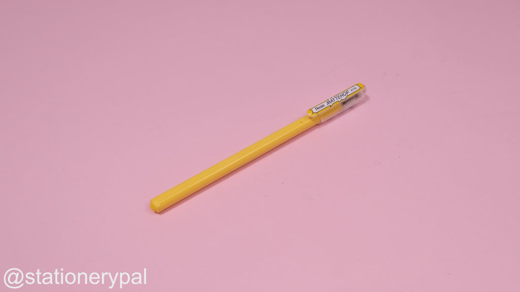 Pentel Mattehop 1.0 mm Ballpoint Pen - Yellow