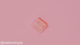 Cute Stylish Candy-Colored Sliding Clip Paper Organizer - Pink