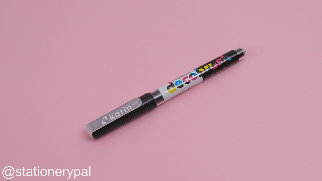 Karin Pigment Deco Brush Marker - Black 433U