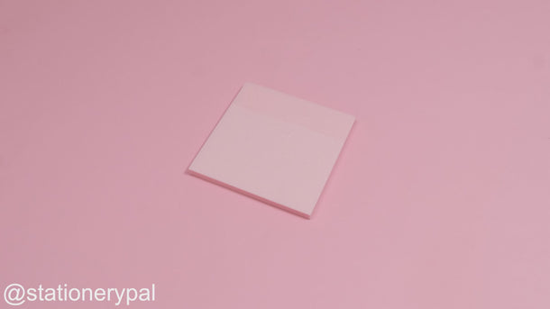 Transparent Shimmering Sticky Notes - Medium - Pink