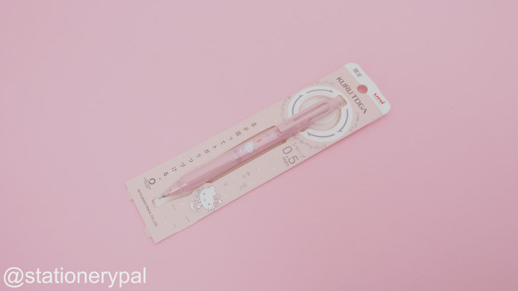 Uni Kuru Toga x Sanrio KS Mechanical Pencil - 0.5 mm - Hello Kitty