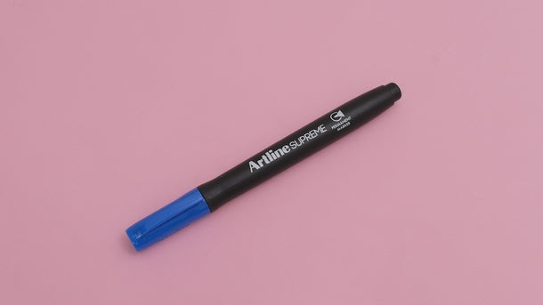 Shachihata Artline Supreme Permanent Marker - 1.0 mm - Blue