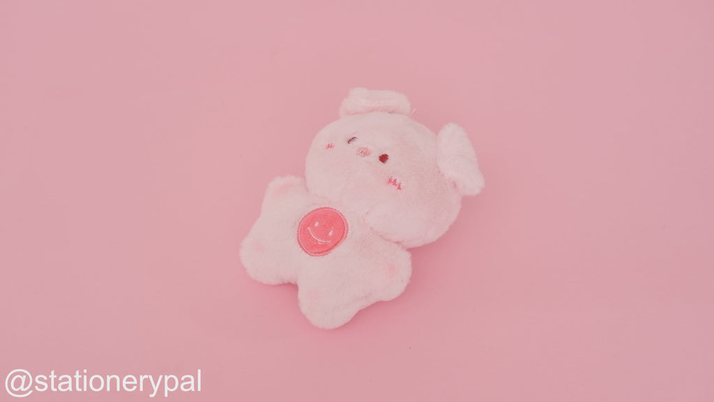 Plushy Animal Keychain - Piggy