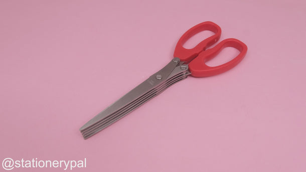 Multi-purpose Five-layer Scissors - Red