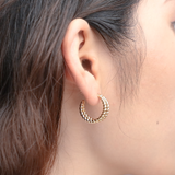 Croissant Stud Earrings