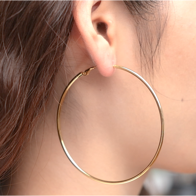 Hoop Earrings - 70 mm