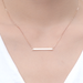 Rose Gold Plate Necklace