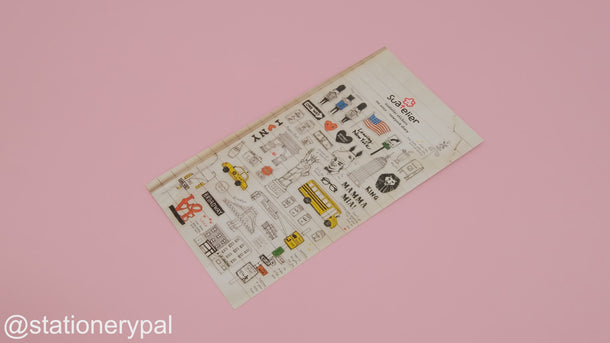 Suatelier New York Diary Stickers