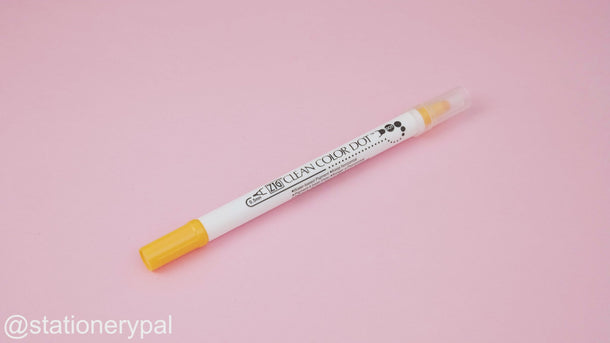 Kuretake ZIG Clean Color Dot Double-Sided Marker - Summer Sun 503