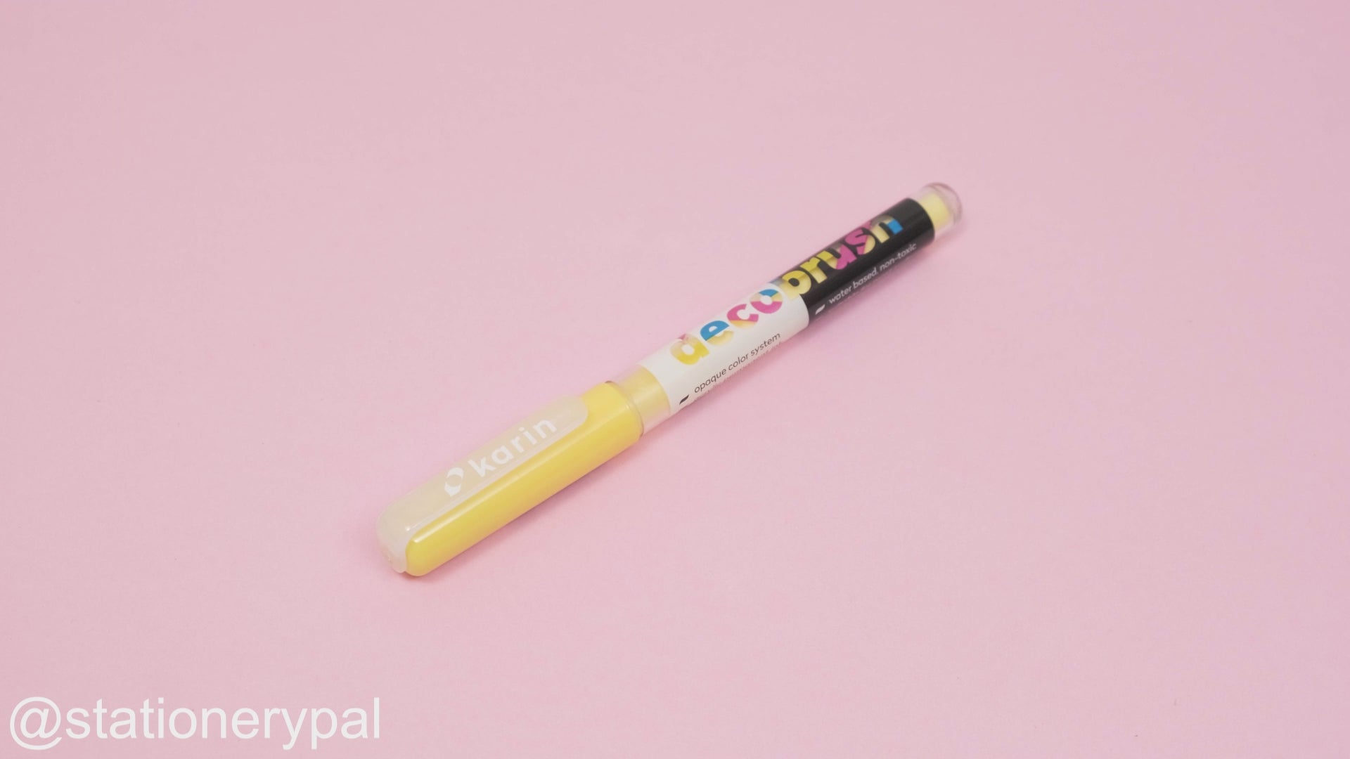 Karin Pigment Deco Brush Marker - Pastel Yellow 100U