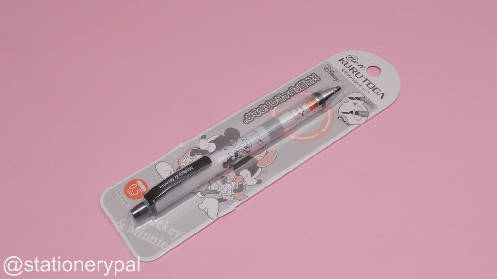 Uni-ball Kuru Toga x Disney Limited Edition Mechanical Pencil - 0.5 mm - Mickey & Minnie