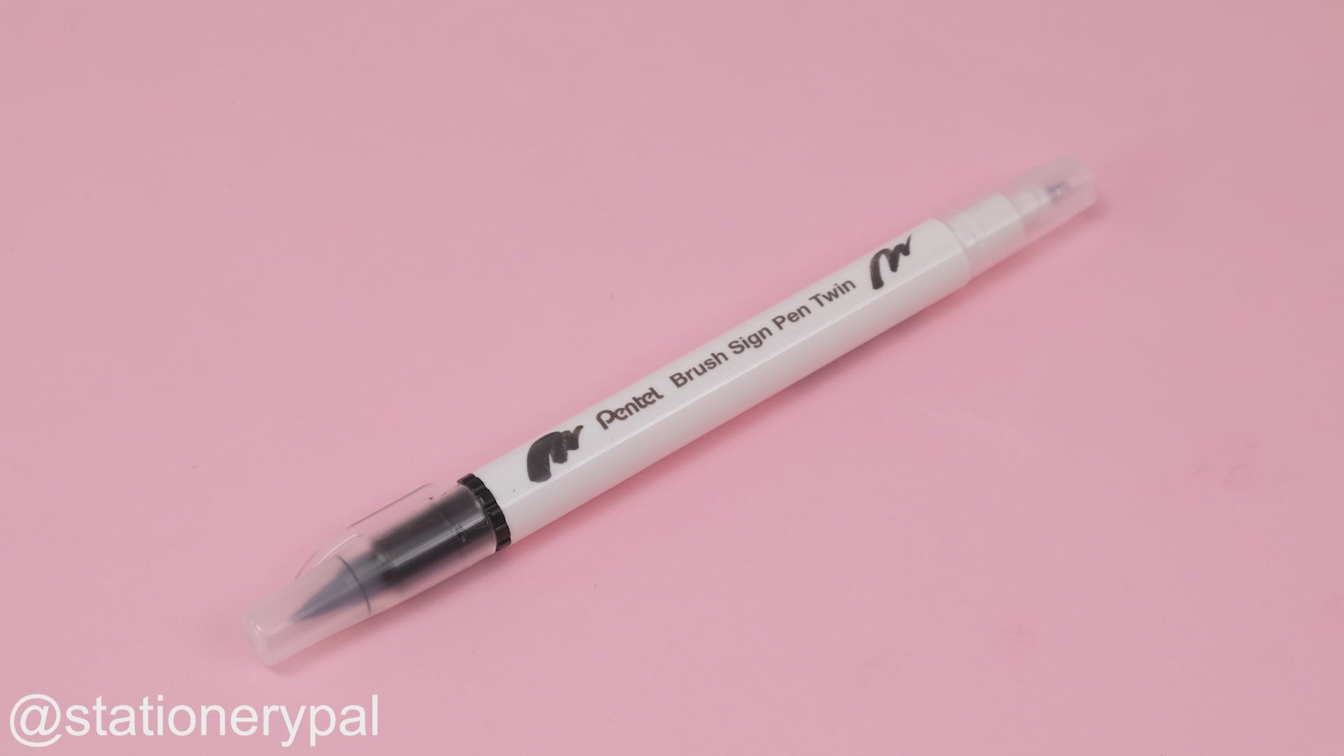 Pentel Brush Sign Pen Twin – Black