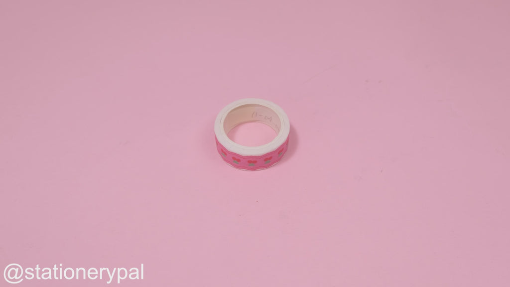 Pavilio Palette Die-Cut Lace Washi Tape - Pink