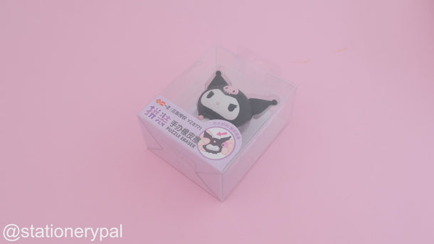 Sanrio Characters 3D DIY Assembly Puzzle Eraser - Kuromi