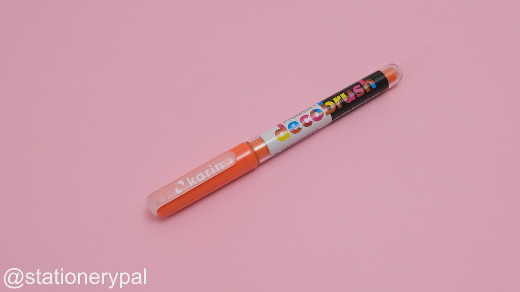 Karin Pigment Deco Brush Marker - Bright Orange 021U