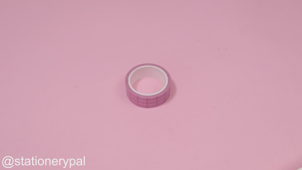 Pink Plaid Washi Tape
