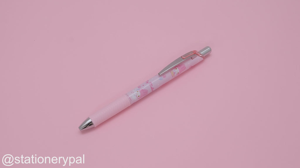 Pentel EnerGel x Sanrio Gel Pen - 0.5 mm - My Melody - Pink Grip