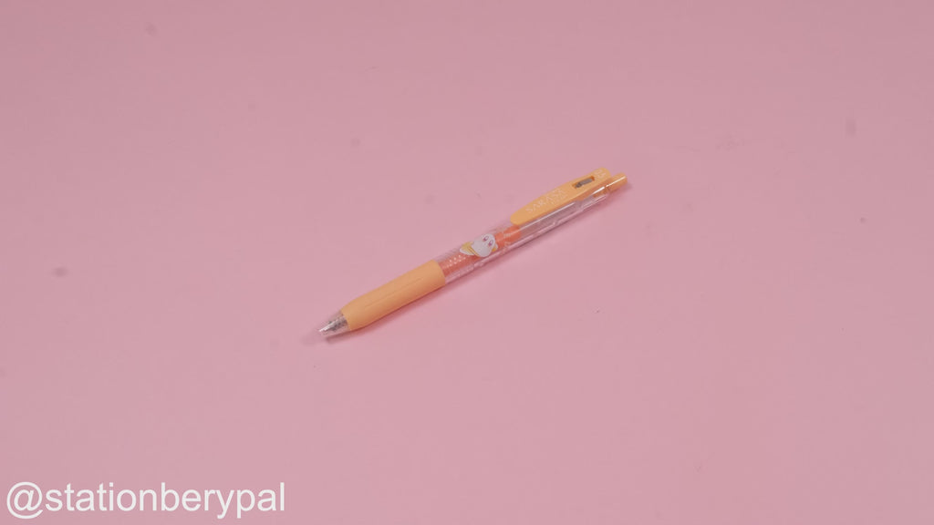 Zebra Sarasa Clip Limited Edition Gel Pen - 0.5 mm - Kirby Series - Orange