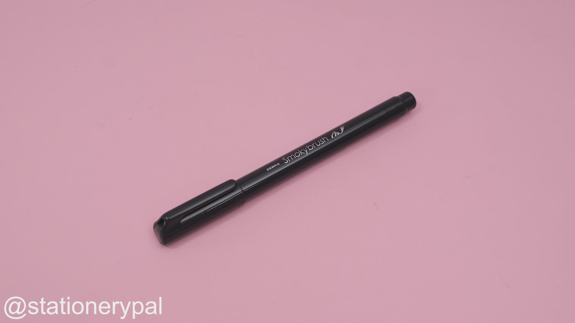 Zebra Smoky Brush Pen - Black