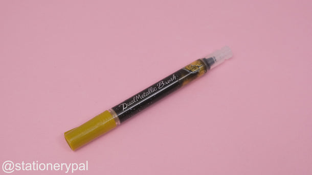 Pentel Dual Metallic Brush Pen - Gold