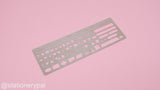 Web Drawing Stencil Metal Ruler