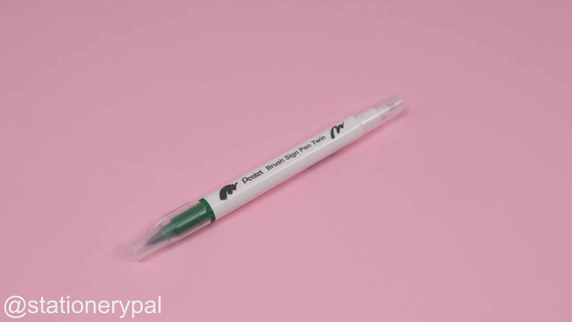 Pentel Brush Sign Pen Twin – Green
