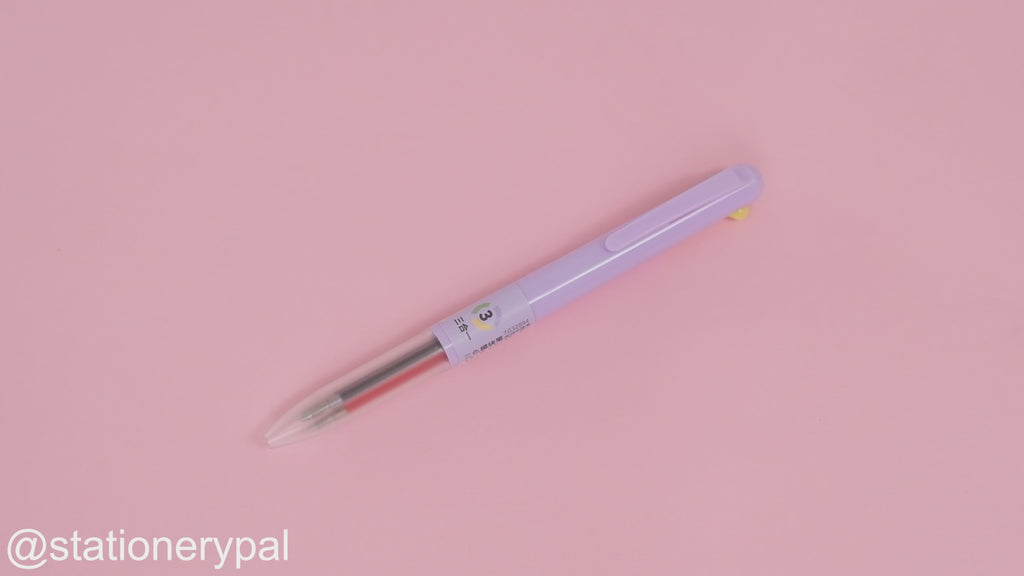 Pastel Tricolor Pen - 0.5 mm - Purple