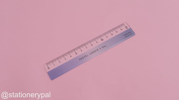 Kokuyo Pastel Cookie Ruler - 15 cm - Blue Gradient