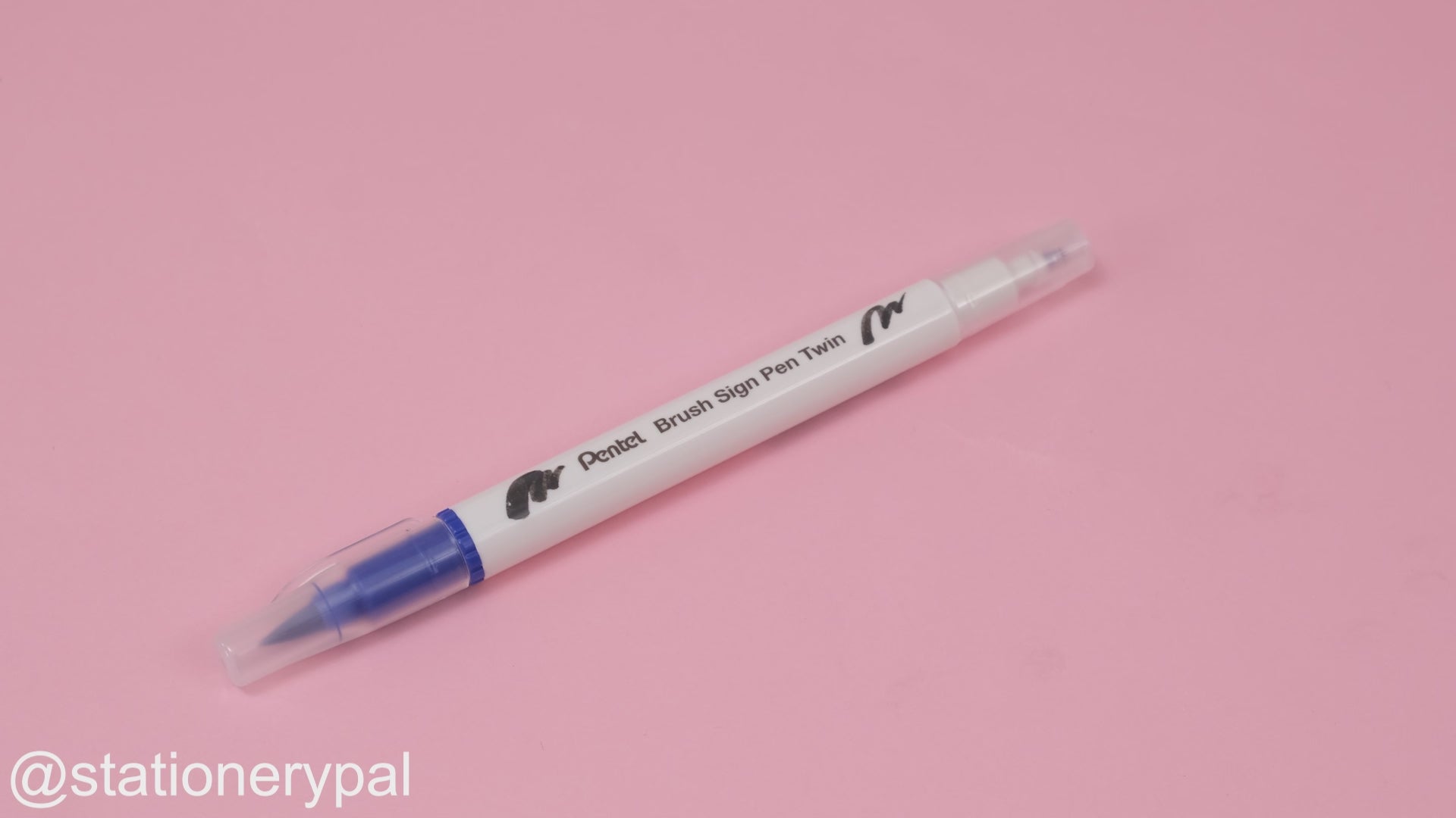 Pentel Brush Sign Pen Twin – Blue