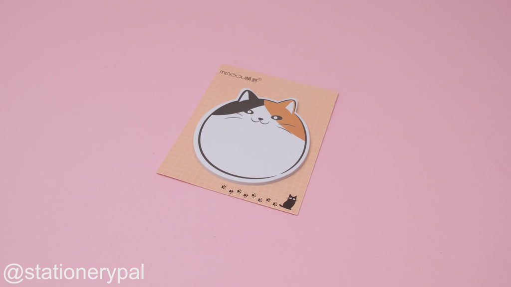 Cat Sticky Notes - Calico cat