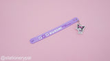 Sanrio Characters Ruler Bracelet with 2 Pendant Erasers - Kuromi