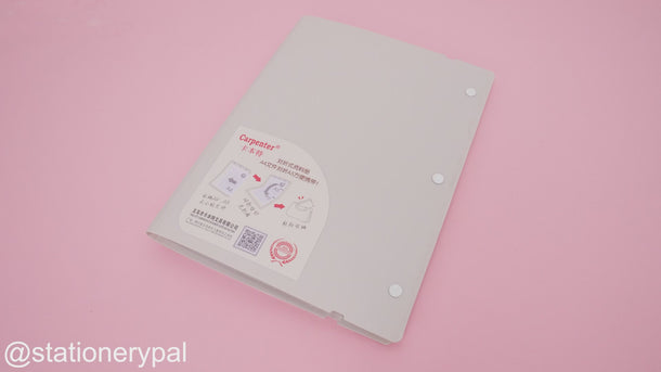 A4 Flexible Filling Folder - Ash Gray