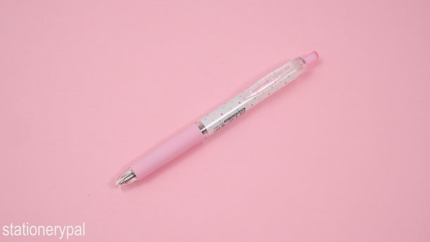 Uni-ball Signo RT Gel Ink Pen Limited Edition - Light Pink Polka Dot - 0.38 mm