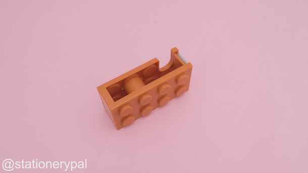 Building Block Tape Dispenser - Orange