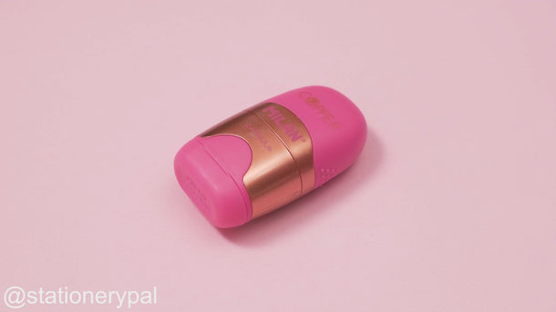 Milan Capsule Sharpener + Eraser Copper - Pink