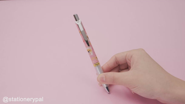 Pentel Limited Edition Energel Kawaii +5 Retractable Gel Roller Pen - Shiba Inu Dog