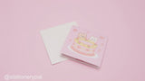 Bear & Bunny 3D Birthday Greeting Card - Pink