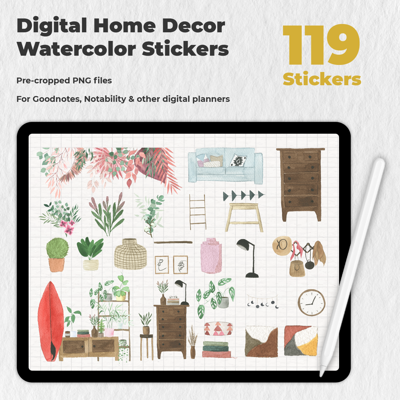 Home & Living :: Decals & Stickers :: Planner Stickers :: Water