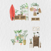 119 Digital Home Decor Watercolor Stickers - Stationery Pal