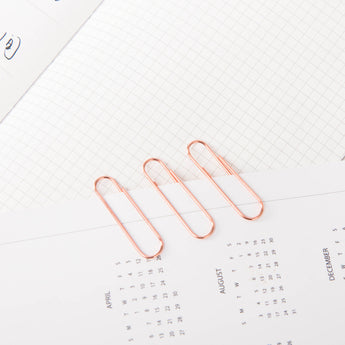 Rose Gold Paper Clip 120-Pack - Stationery Pal - Online Shop Study & Office Supplies Planner Addict Scrapbooking Bullet Journal Bujo Pens Notebooks