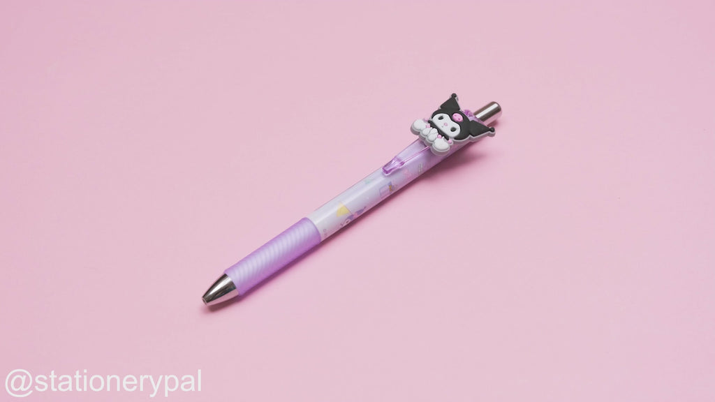 Sanrio Kuromi Gel Pen - 0.5 mm - Purple Ink