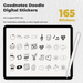 165 Goodnotes Doodle Digital Stickers - Stationery Pal