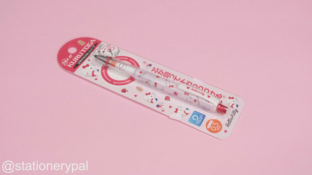 Uni-ball Kuru Toga x Sanrio Limited Edition Mechanical Pencil - 0.5 mm - Hello Kitty