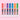 Uni Posca Glitter Paint Marker PC-1ML - Extra Fine Point - Set of 7