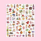 Dessert Stickers - Set of 6