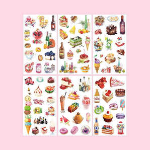 Dessert Stickers - Set of 6