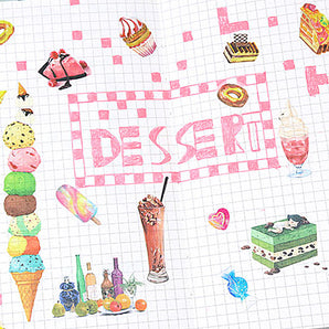 Dessert Stickers - Set of 6