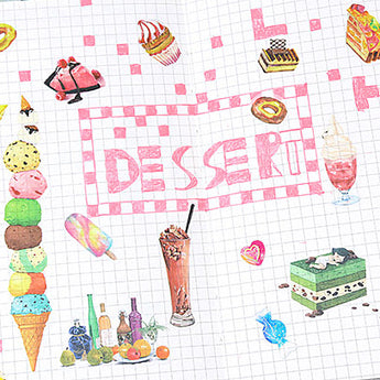 Dessert Stickers - Set of 6 - Stationery Pal