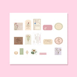 Vintage Scrapbooking Paper Kit - Flower - Stationery Pal