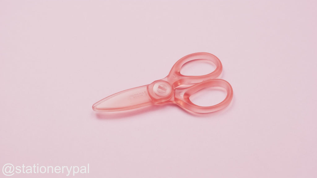 1pcs KOKUYO Scissors Safety Resin Children's Scissors Pastel